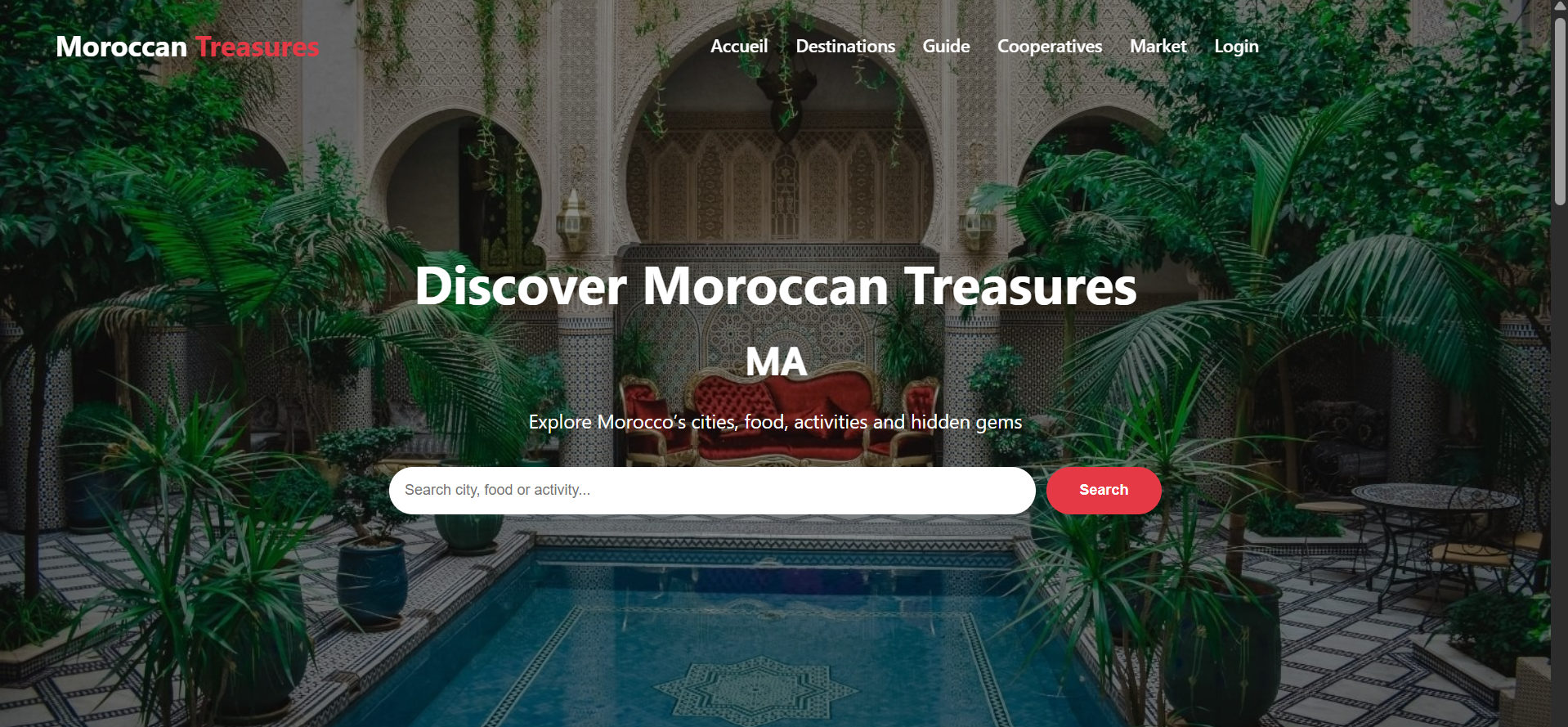 Moroccan Treasures Platform